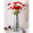 Fahrudin Handmade Glass Table Vase with Crushed Diamond Inlay