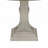 59"W Round White And Gray Dining Table