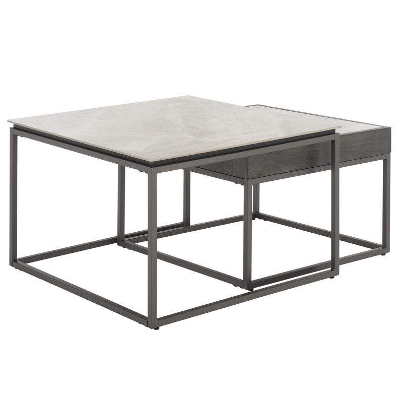 Syd Nesting Coffee Tables, Black