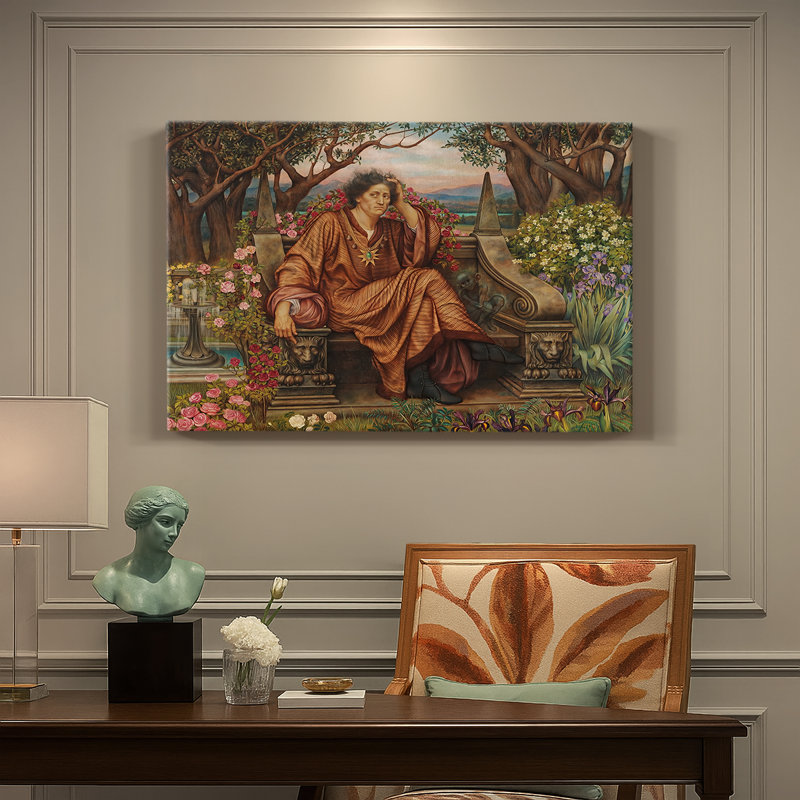 A Soul in Hell-Evelyn De Morgan-Gallery Wrapped Canvas-c. 1901–1902, 18x27