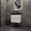 Ensemble de meuble-lavabo simple mural 24 po Golitz-828691345