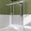 Porte de douche coulissante sans cadre avec verre trempé l 72 po x H 76 po-98173219