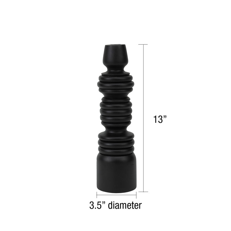 Dunbar Taper Holder, 13" H x 3.5" W x 3.5" D