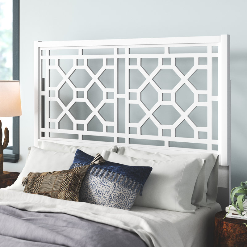 Ellenberger Open-Frame Headboard, Queen, White