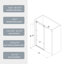 56-60"x74"x74" Bypass shower door-121766359