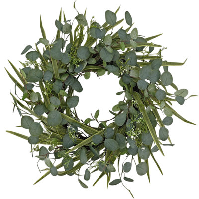 24 Inch Eucalyptus Wreath for Front Door