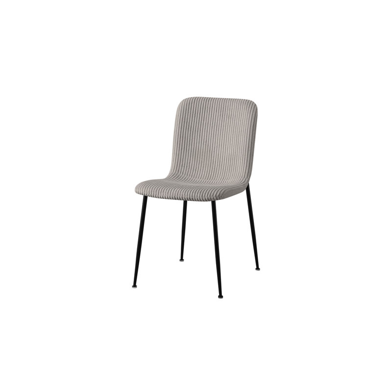 Alice Upholstered Dining Chair, Light Grey