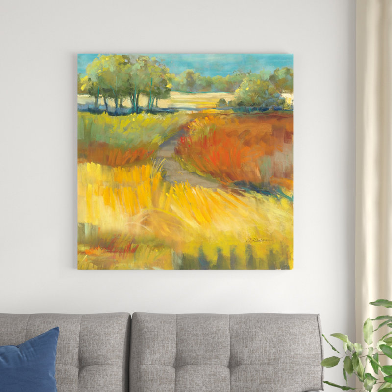 Paysage de fin d'été II, H 36 po x l 36 po x P 1,25 po