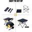 Table de camping pliante légère avec sac de transport-128881561