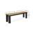 Solid Wood Teak Outdoor Bench