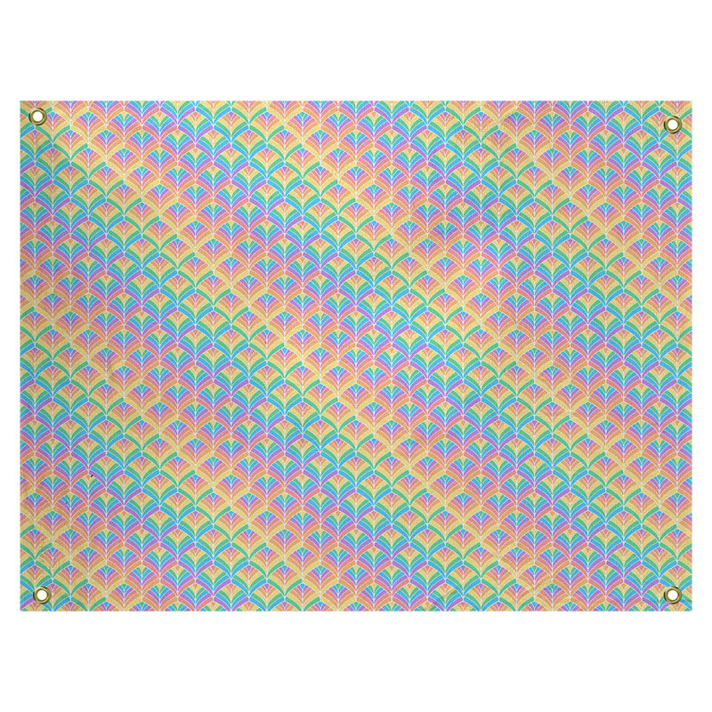 Tapisserie à rayures par katelyn elizabeth Kitterman, Intérieur / extérieur, H 60,5 po x l 81,5 po