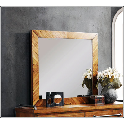 Stylish 46-Inch No-Assembly Required Mirror With Sunburst Pattern For Modern Home Decor