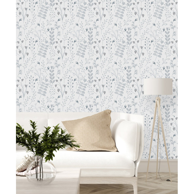Floral Tile, 2.08' W x 10.42' L