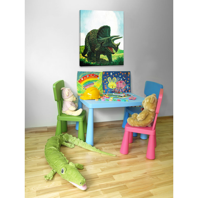 Ceratopsian - Graphic Art on Canvas