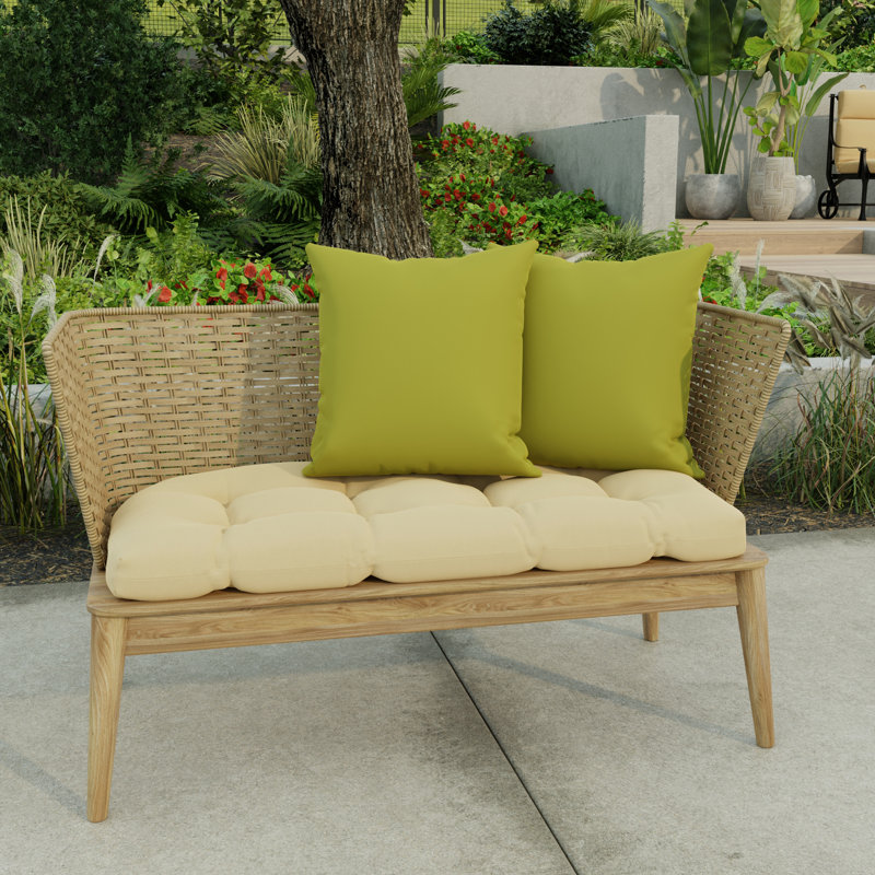 Sunbrella Outdoor Throw Pillow, Veranda Kiwi