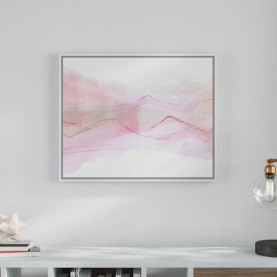 Impression sur toile flottante «Solever Pink»