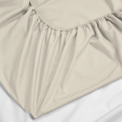 Aurelian 100% Cotton Percale Fitted Sheet