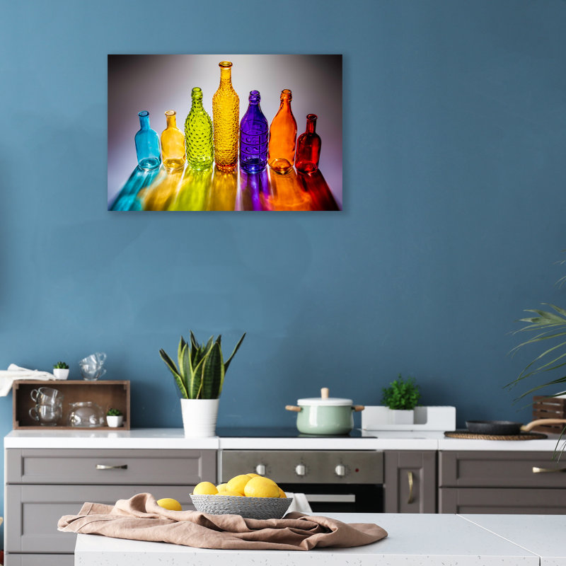 Ombres de couleur - impression, H 16 po x l 24 po x P 1,5 po