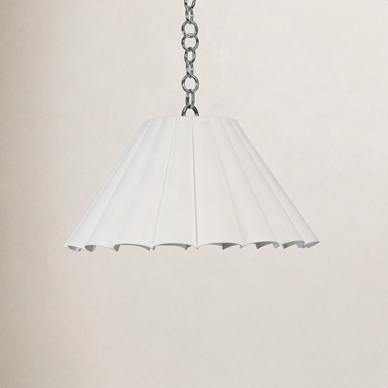 Allison Pendant Large (Natural Brass), Polished Nickel