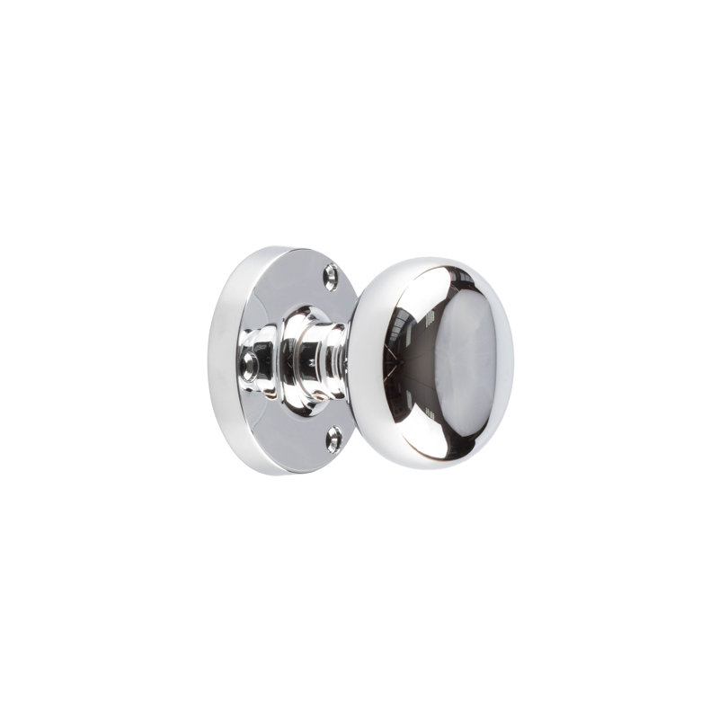 Pimentel Passage Knobset, Polished Chrome