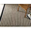 Tapis brun uni en polyester tissé à plat à la main Crumrine-1912367903