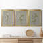 «White Field Flowers I», ensemble de 3 impressions sur toile encadrées-1995759349-1995759346