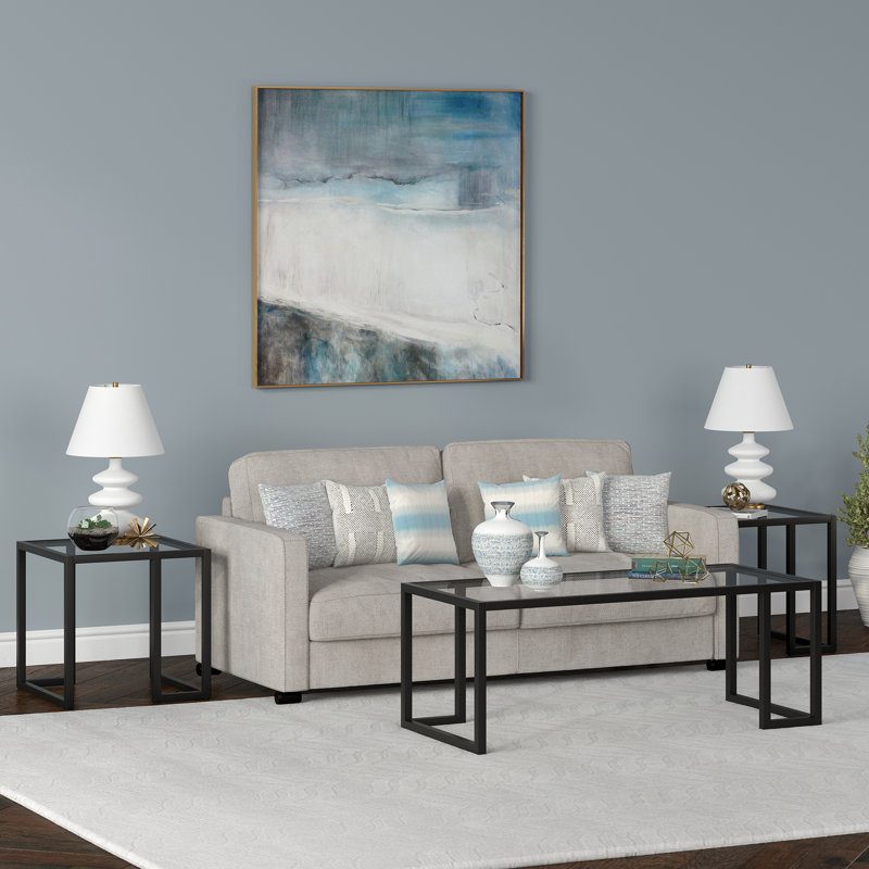 Oscar Sled Coffee Table, Bronze
