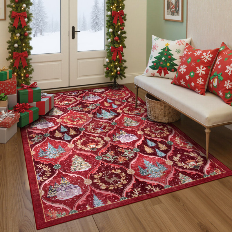 Tapis de Noël Laraven, Rectangle 5 pi x 7 pi