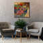 «Trois Rouges» par Christine Debrosky, art mural sur toile-102452421