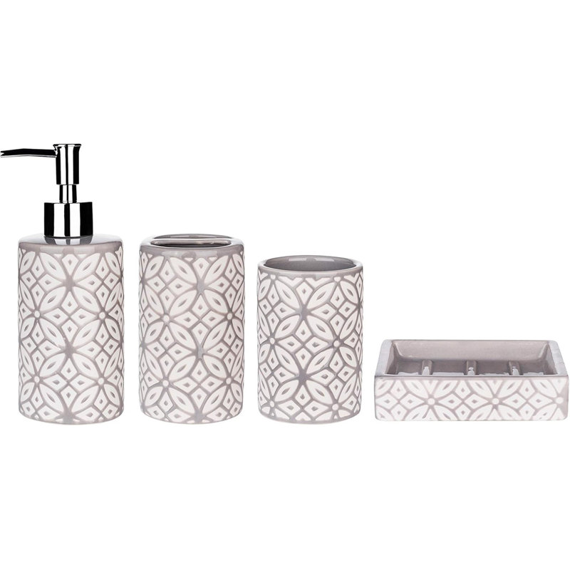 Bathroom accessory set
