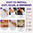 Faux Wood Glue-Up Ceiling Planks 39 in. x 6 in.-79551168