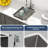 15" L x 17" W Undermount Bar Sink Single Bowl Prep Sink 16 Gauge Stainless Steel Kitchen Bar Sink