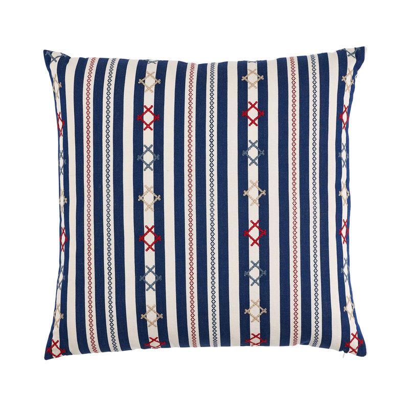 Rhodes Stripe Pillow, 24" x 24"