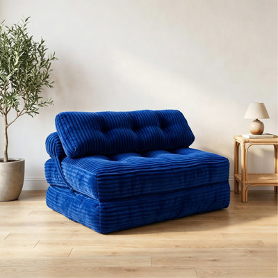 Canapé-lit pliant, fauteuil convertible avec coussin pliable avec support pour le dos, fauteuil-lit pliant portatif, canapé-lit confortable pour salon, chambre à coucher
