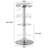 Silvia Swivel Adjustable Height Counter Stool with Metal Frame