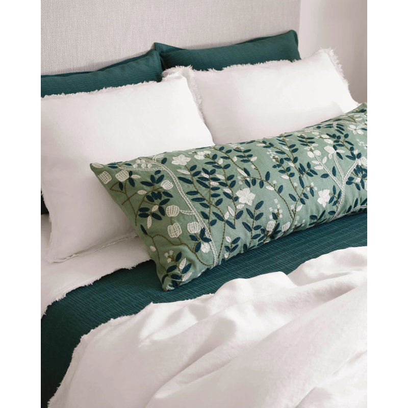 Faye Linen Duvet Cover, Full/Queen Duvet Cover, Plaster