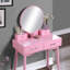 Ensemble coiffeuse et tabouret Liannon-713517549