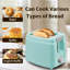 2 Slice Stainless Steel Toaster, LCD Display, Touch Button, 1.13" Wide Slot-106586431