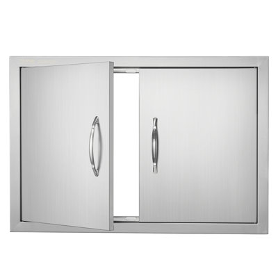 VEVOR 28x19 Inch BBQ Island Access Door Outdoor Kitchen Door Stainless Steel