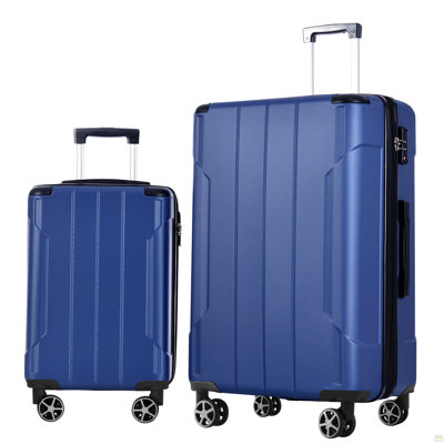 Hardshell ABS Luggage Sets 2 Piece Suitcase Set Expandable with TSA Lock Spinner Wheels for Men Women