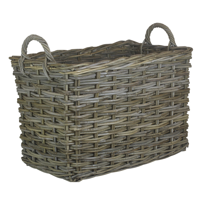 Brambly Cottage Wicker Decorative Basket, 45cm H x 64cm W x 41cm D