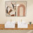 16.44" W X 15.75" D Wall-Mounted Ceramic Bathroom Sink Rectangular Wall Hung RV Sink White Floating Vessel Sink with Integrated Overflow
