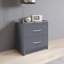 Annzley 39cm W Solid + Manufactured Wood Bedside Table