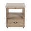 Mabel Marble 1 drawer Nightstand-305866289