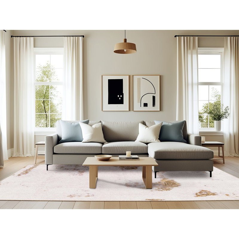 Abstract Indoor Rug, Rectangle 6' x 9'