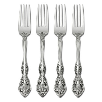 Oneida Michelangelo Fine Flatware Dinner Fork, 18/10 Stainless Steel, Dishwasher Safe