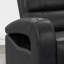 Fauteuil inclinable de cinéma maison en cuir véritable de 37 po de largeur-1361242566