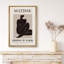 Oeuvre classique "Henri Matisse noir et brun clair, formes de personnes nues" sur-99142468-99142466