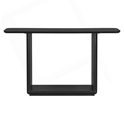 Console moderne et minimaliste avec coins arrondis