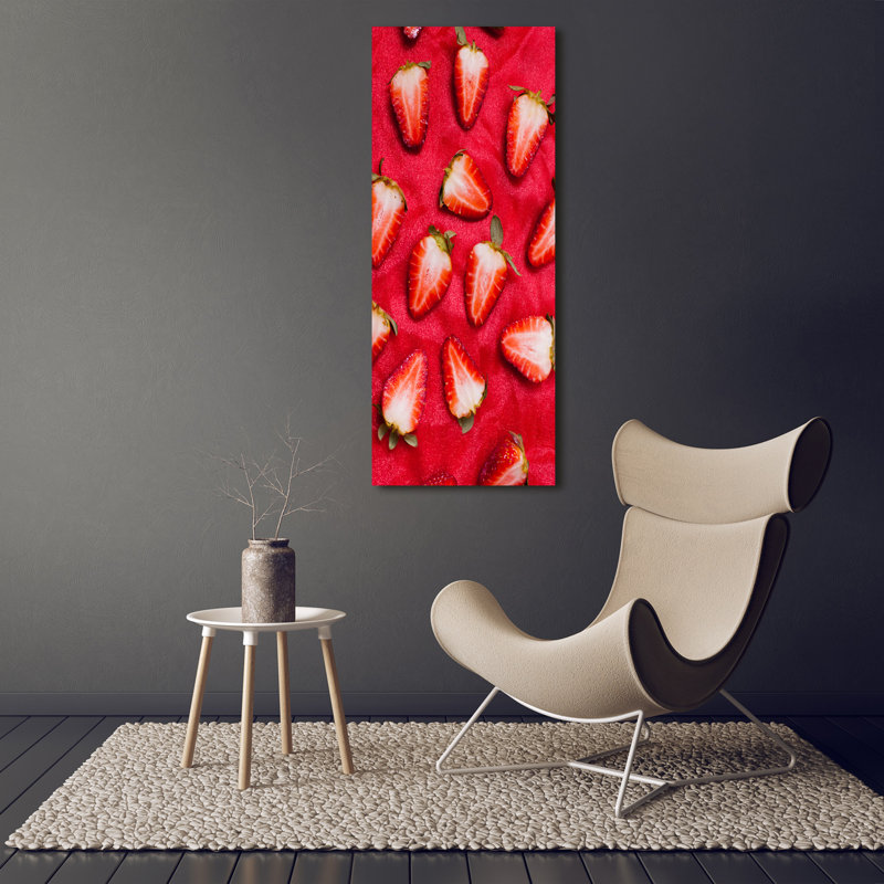 Strawberries - Wrapped Canvas Print